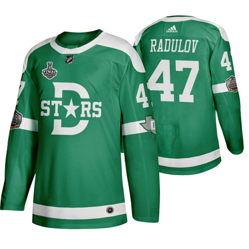 Adidas Dallas Stars #47 Alexander Radulov Men Green 2020 Stanley Cup Final Stitched Classic Retro NHL Jersey->dallas stars->NHL Jersey